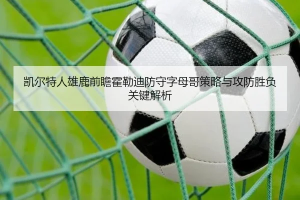 凯尔特人雄鹿前瞻霍勒迪防守字母哥策略与攻防胜负关键解析